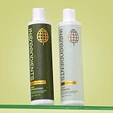 Ingreendients Non Toxic Vegan Shampoo and Conditioner with Organic Ingredients, Apple Cider Vinegar, Tea Tree Oil - Color Safe, Paraben & Gluten Free, Silicone & Sulfate Free, pH Balanced