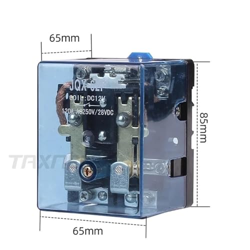 Relé JQX-62F 2Z 120A soluciona cortes de energía protegiendo motores 24V 2