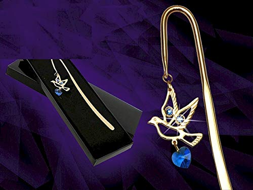 GERMANY CRYSTAL TEMPTATIONS - Marcador Paloma con cristales de Swarovski