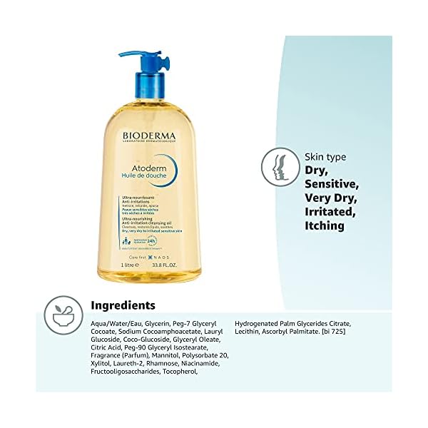 Bioderma Atoderm Ultra-Nourishing Anti-Irritation Shower Oil 1L / 33.80 fl.oz. – Bild 9