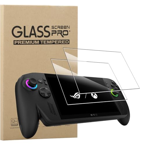 Immagine prodotto: MEMELOKA Vetro Temperato per ASUS ROG Xbox Ally/ROG Xbox Ally X, 2 Pezzi [Anti-Impronta][Senza Bolle][Alta Sensibilità] Durezza 9H Antigraffio HD Pellicola Protettiva