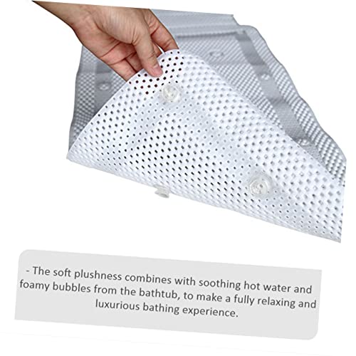 Alfombra bañera PVC resistente antideslizante alfombrilla ducha lavable 7