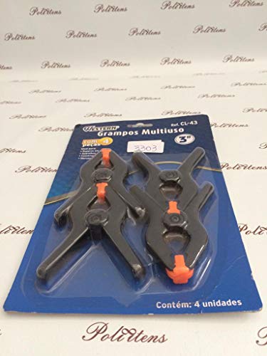 Conjunto de Grampos Multiuso, Western, 3 Polegadas, 4 Peças