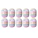 SIUSIO 120Pcs 5 Pack Children Acrylic Fake Nails Press on Pre-glue Full Cover Glitter Gradient Color Short False Nail Art Kits Sets Great Christmas Gift for Kids Little Girls - Mermaid Beach