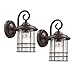 RADIANCE Goods Transitional 1 Light Rubbed Bronze Outdoor Wall Sconce 10