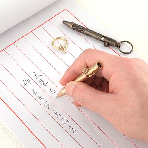 Bolígrafo metálico de gel XINNIKESI 0.5mm punta corta miniatura 3