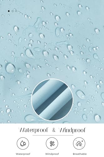 wantdo Meninas Jaqueta De Esqui Para Meninas, Corta-Vento, Casaco Grosso Inverno, Chuva Quente Com C