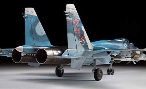 Zvezda 7297 - Russian Naval Fighter SUKHOI SU-33 Flanker-D - Scale 1/72 Lenght 11.75 247 Parts - Image 3