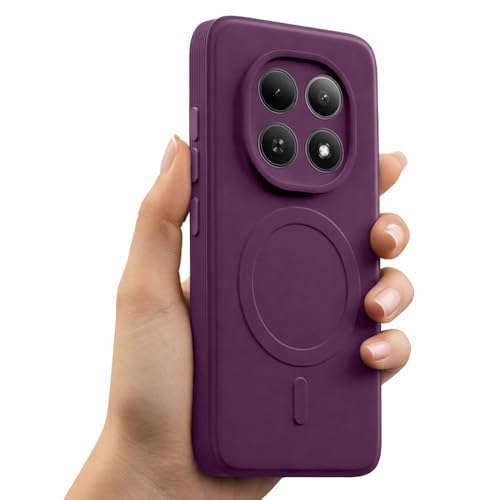 Image of Back Cover | MagFit Ring Design (Non-Magnetic) | Shockproof Case | Anti-Slip Grip | Raised Camera Edges | Slim Protective Case for Mi Redmi Note 15 5G / Note 15 SE 5G / Poco M8 5G (Purple)