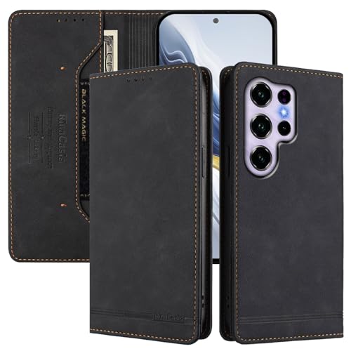 �X�}�z�P�[�X �Ή��@�� for Oukitel C2 2025 �yRFID�Ւf�@�\�z�y�J�[�h�z���_�[�t���}�O�l�b�g�J���t���b�v�X�^���h�z�P�[�X Black