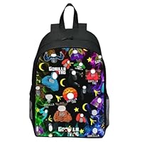 ZPSOSPZ Gorilla Backpack,Gorilla Monkey Bookbag,Monkey Student Backpack,Animal Print Kids Bookbag,Jungle Themed Backpacks for Teens Boys Girls Elementary Middle High School College