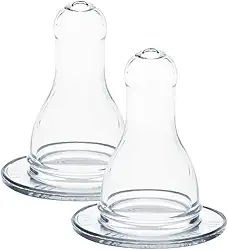 Bico para Mamadeira Silicone Redondo com 2 unidades Lolly