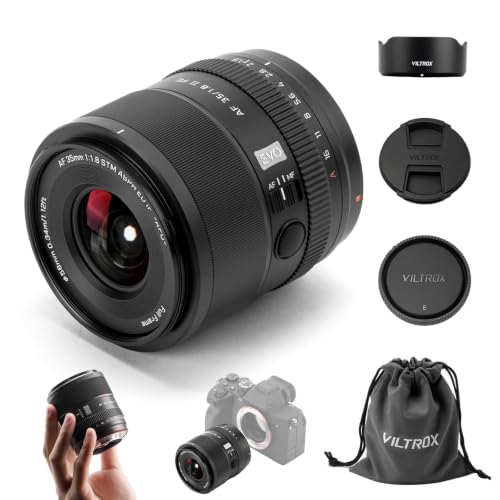 Image of VILTROX APO AF 35mm F1.8 II EVO Lens for Sony FE-Mount | APO, F1.8 Large Aperture, 12.5oz Lightweight, STM Autofocus, 63 angle of view, 58mm Filter Thread, 0.43m / close focus