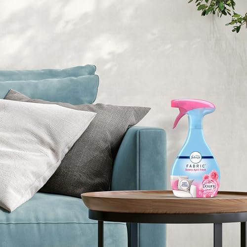 Image of Febreze Fabric Spray Air Freshener, Odor-Fighting Fabric Refresher, Sneaker Balls Alternative, Couch Cleaner, Linen Spray, Multi-Use, Downy April Fresh Scent, 23.6 fl oz