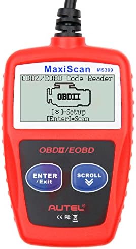 Autel OBD2 Scanner 2023 Newest MS309 Automotive Check Engine Code Reader, Check Emission Monitor Status, CAN Diagnostic Scan Tool for All OBDII Protocol Vehicles After 1996