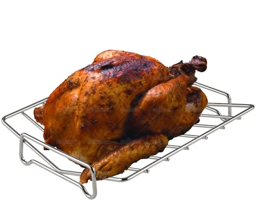 Stainless Steel V-Shaped Turkey Roasting Rack 13x10