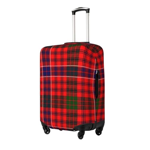 Clan Macrae Tartan Luggage Cover, Protective Washable Suitcase Cover - Travel Fashion Elastic Suitcase Protector X-Large2
