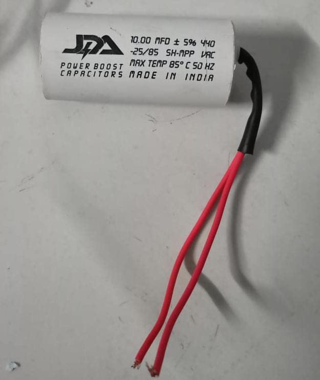 Buy Capacitor for Ceiling Fan, 10 MFD Power Boost Capacitor to Increase Speed, White 2 Pieces