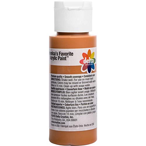 Image of Delta Creative Ceramcoat Acrylic Paint in Assorted Colors (2 oz), 2071, Terra Cotta
