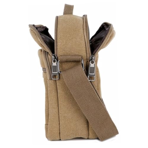 Bolso bandolera de lona SOIMISS para el día a día y viajes con correa ajustable
