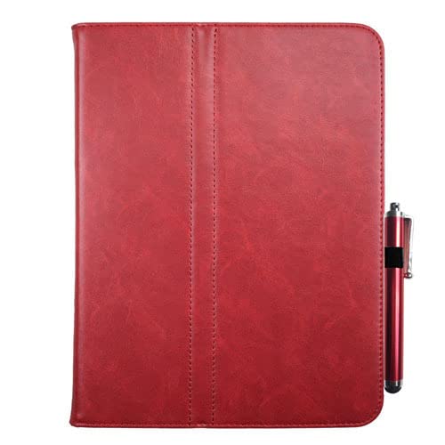 HAPPYA Case for Samsung Galaxy Tab 3 10.1 GT-P5200/P5210 PU Leather Folio Stand Cover for Galaxy Tab3 10.1 P5200 P5210 Capa (Color : Red, Size : Tab 3 10.1)