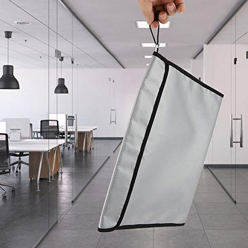 Brandwerende zak-38 * 28 CM Brandwerende Waterdichte Document Bag File Envolope Veilige Opslag met Ritssluiting - Image 6