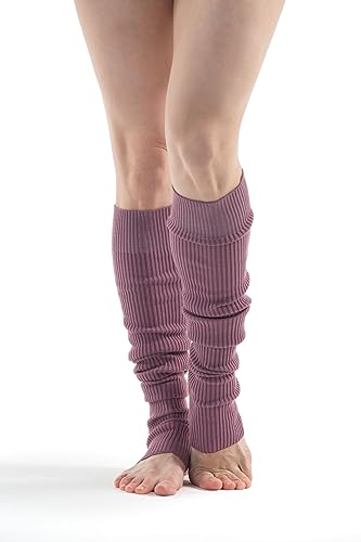 Image of Leg Warmers & Socks for Women's Dance & Yoga - Open Toe & Heel - Eighty's 80s Ribbed Party & Sports Socks