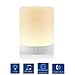 Produktbild LED Farbwechsellampe mit Bluetooth-Lautsprecher dimmbar Touch Nachtlicht Tischdekoration Stimmung Lampe Atmosphäre Lampe Leselampe Schlaflicht Tisch (Weiß)