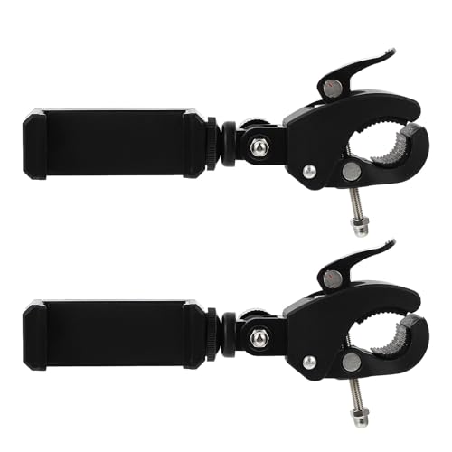 Soporte de plástico y metal resistente para cámaras y móviles en bicicletas