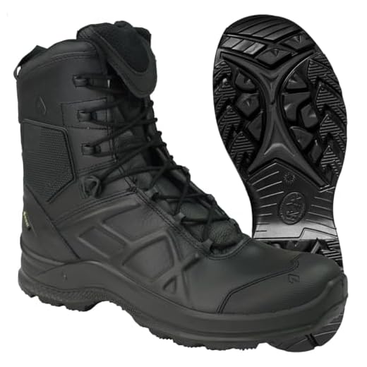 HAIX Bottes d'intervention de police Black Eagle Tactical Pro 2.1 GTX High, Noir , 44 EU