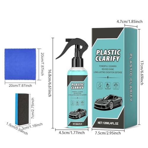 Limpiador y Restaurador Plástico para Auto 120 ml miniatura 4