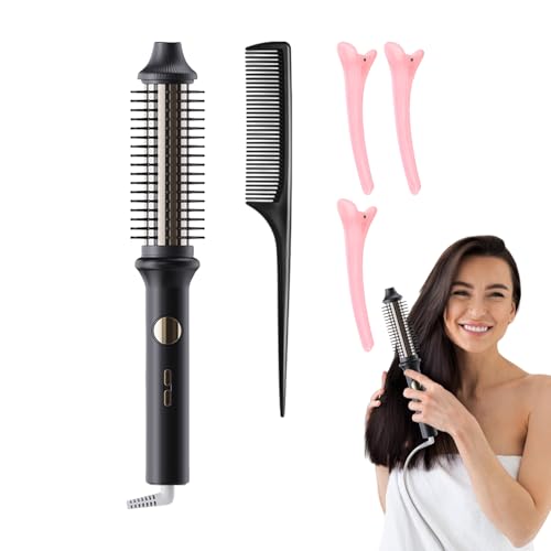 Cepillos alisadores para rizar cabello en el dormitorio y lograr un peinado de peluquería