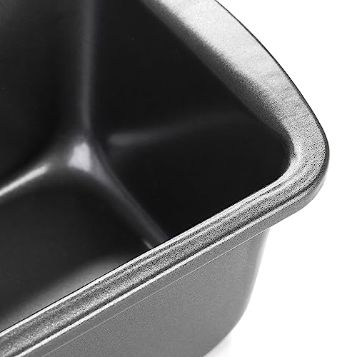 Coloch CO-LONGLOAFPAN-4P10IN-GREY 4 Pack Metal Long Bread Loaf Pan, 10.8 X 3.7 Inch Carbon Steel Non-Stick Toast Pan Tins Bakeware Bread Baking Pan thumb #3