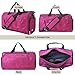 NGIL Glitter Cheer Gym Duffel Bag with Shoe Compartment, Small Travel Tote, and Overnight Carry-On for Women (Glitter-Hot Pink)