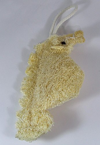 Preisvergleich Produktbild Luffa Luffaschwamm Naturschwamm Badeschwamm Massageschwamm (Motiv 18110 - Seepferdchen)