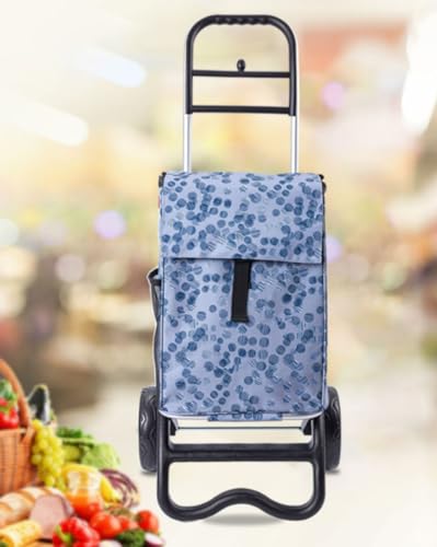 Carrito de Compras Plegable y Portátil con Ruedas miniatura 2