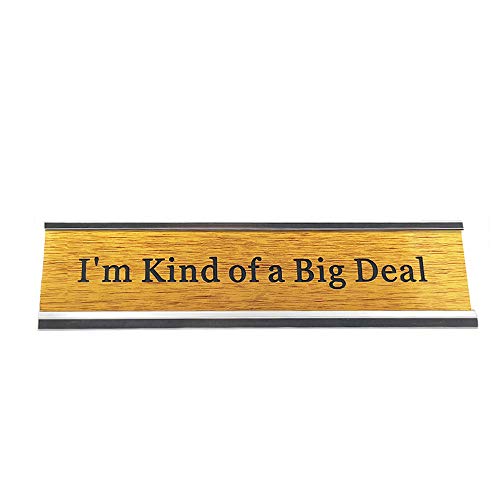 I Am Kind of A Big Deal Funny Desk Plate Sign 2