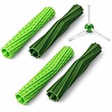 Kavalay Cepillo Central de Repuesto, 4 Rodillos de Goma para iRobot Roomba Serie E & I, Accesorios Compatibles con i7 i7+ i3 i3+ i4 i4+ i6 i6+ i8 i8+ j7 j7+ E5 E6 E7, e5154, e5158, Recambios Roomba