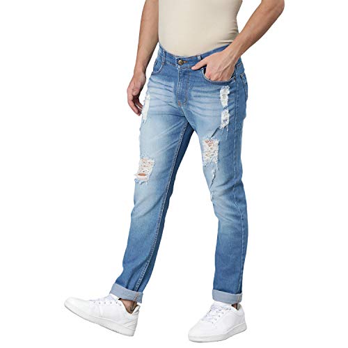 Urbano-Fashion-Mens-Light-Blue-Slim-Fit-Heavy-DistressedTorn-Jeans