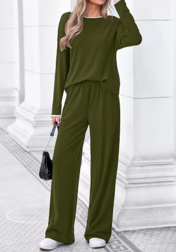 KIRUNDO 2 Piece Matching Lounge Sets for Women Fall Outfits - image 4
