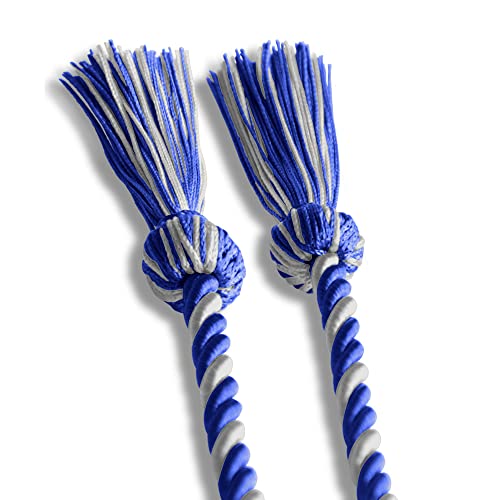Image of Endea Graduation Single Honor Cord Two-Color (Royal Blue /Silver)