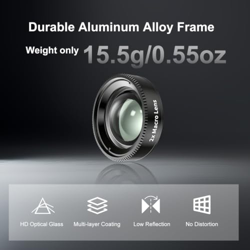 Filtro macro de primer plano para DJI Osmo Action 4 con montaje de rosca 6