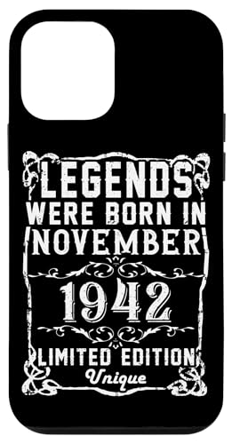 Installazione facile Custodia per iPhone 12 mini Regalo di compleanno Novembre 1942 Edizione Limitata Usato