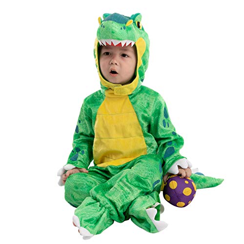 Spooktacular Creations Halloween Dinosaur Costume Kids, T-Rex Costume Outfit with Egg for Toddler Child Dress Up Party2