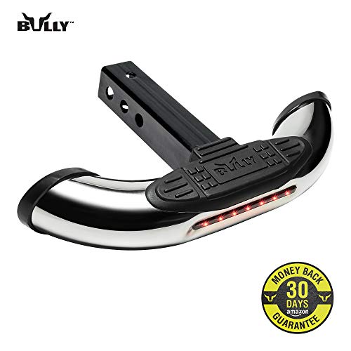 Bully CR-605L Chrome Series Heavy-Duty Truck SUV LED Hitch Step
