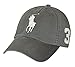 Polo Ralph Lauren Sports Big Pony Logo Hat Cap GREY