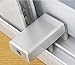 WANLIAN 1PCS Door Window Lock Stopper Adjustable Thick Sliding Safety Anti Theft Children Security LockChild Plastic Steel Aluminium Free Rails Limit Window Door Anti Slip