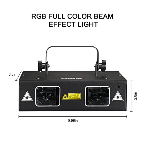 Stage Lights Dj Lights, Worldlite Rgb Full Color Laser Party Disco Light With Sound Activated & Dmx Control, Great For Party Disco Bar Club Lights Stage & Dj Lighting #TOP3