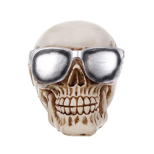Accessoire effrayant crâne résine pour horror room escape