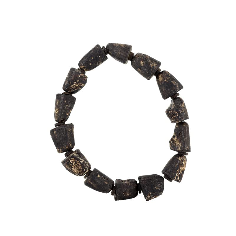 Amazon.com: 越南芽庄沉香石化随型老料手串男士佛珠木质手链木珠檀香